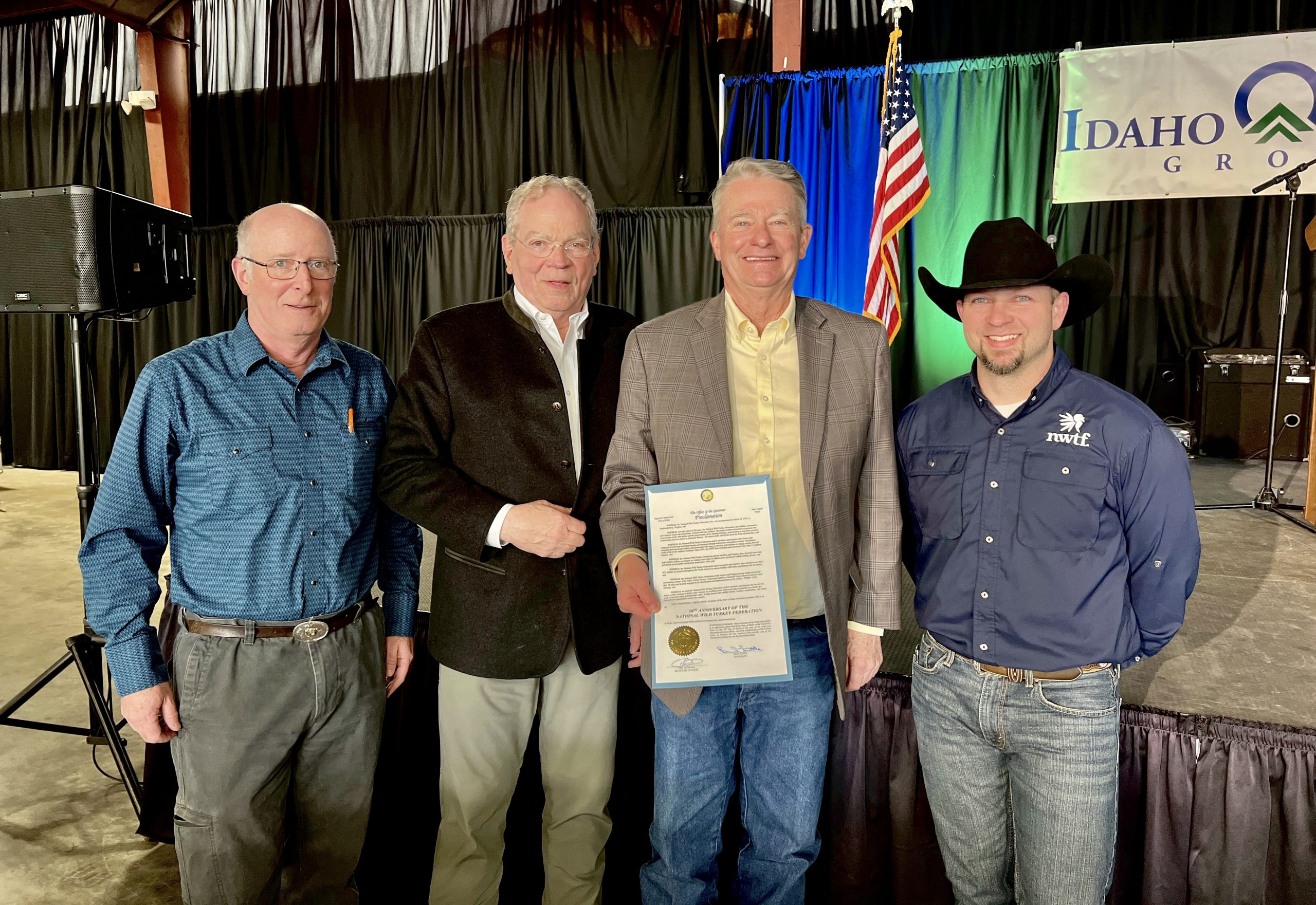 Idaho Gov. with proclamation