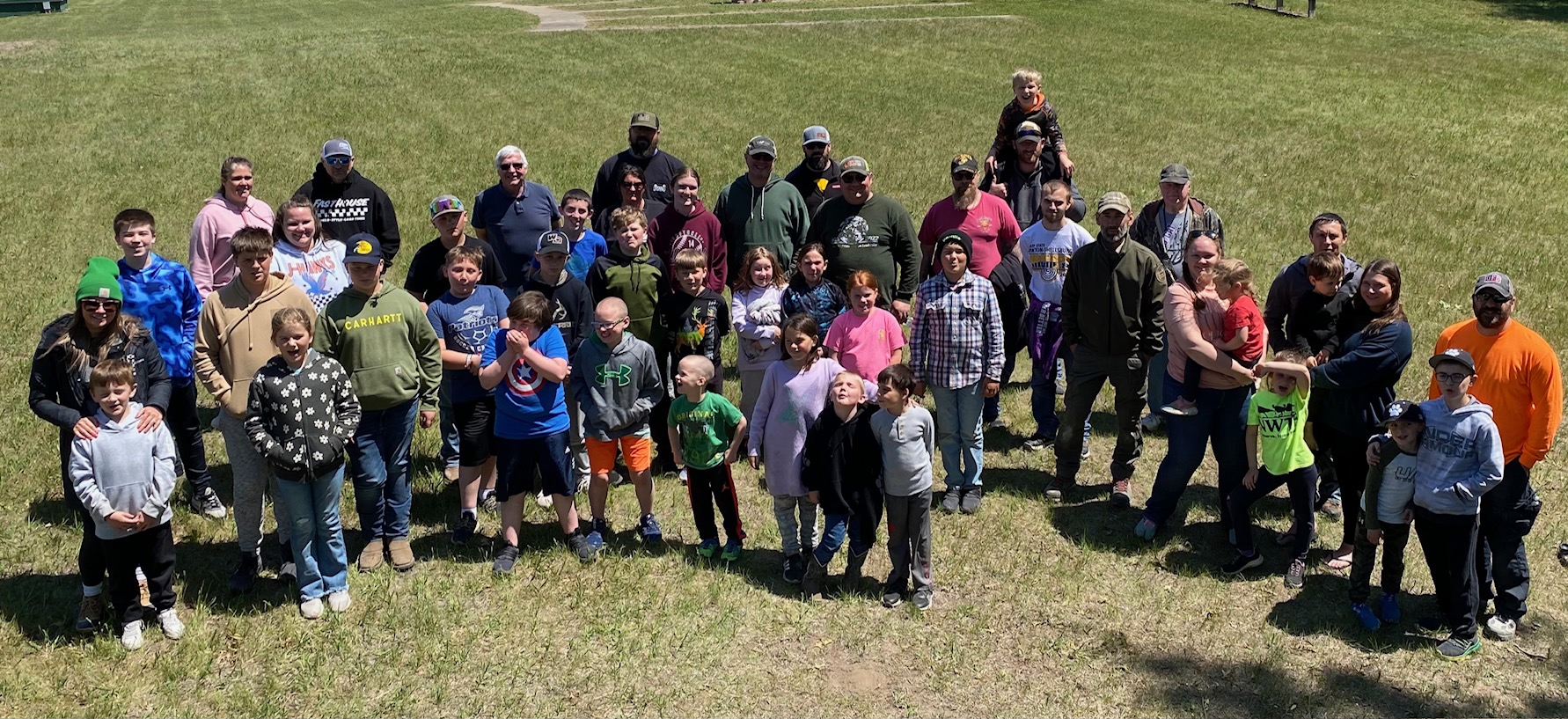 Group photo at youth day event