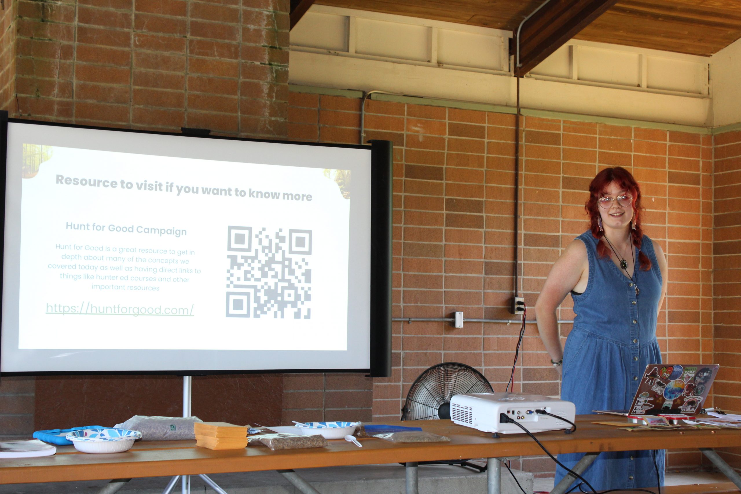 Jones presents on why hunting is important