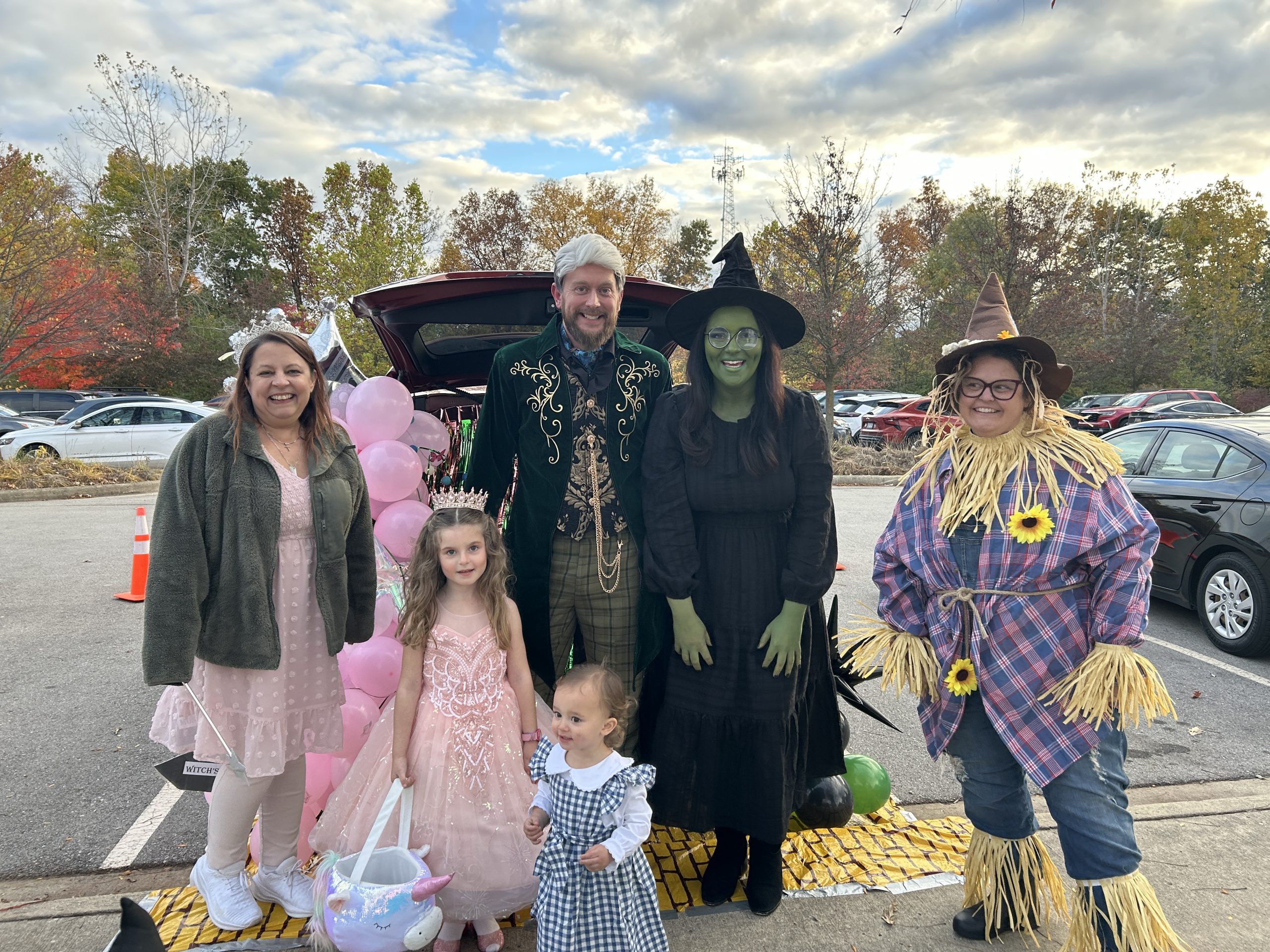kids dressed up for halloween!