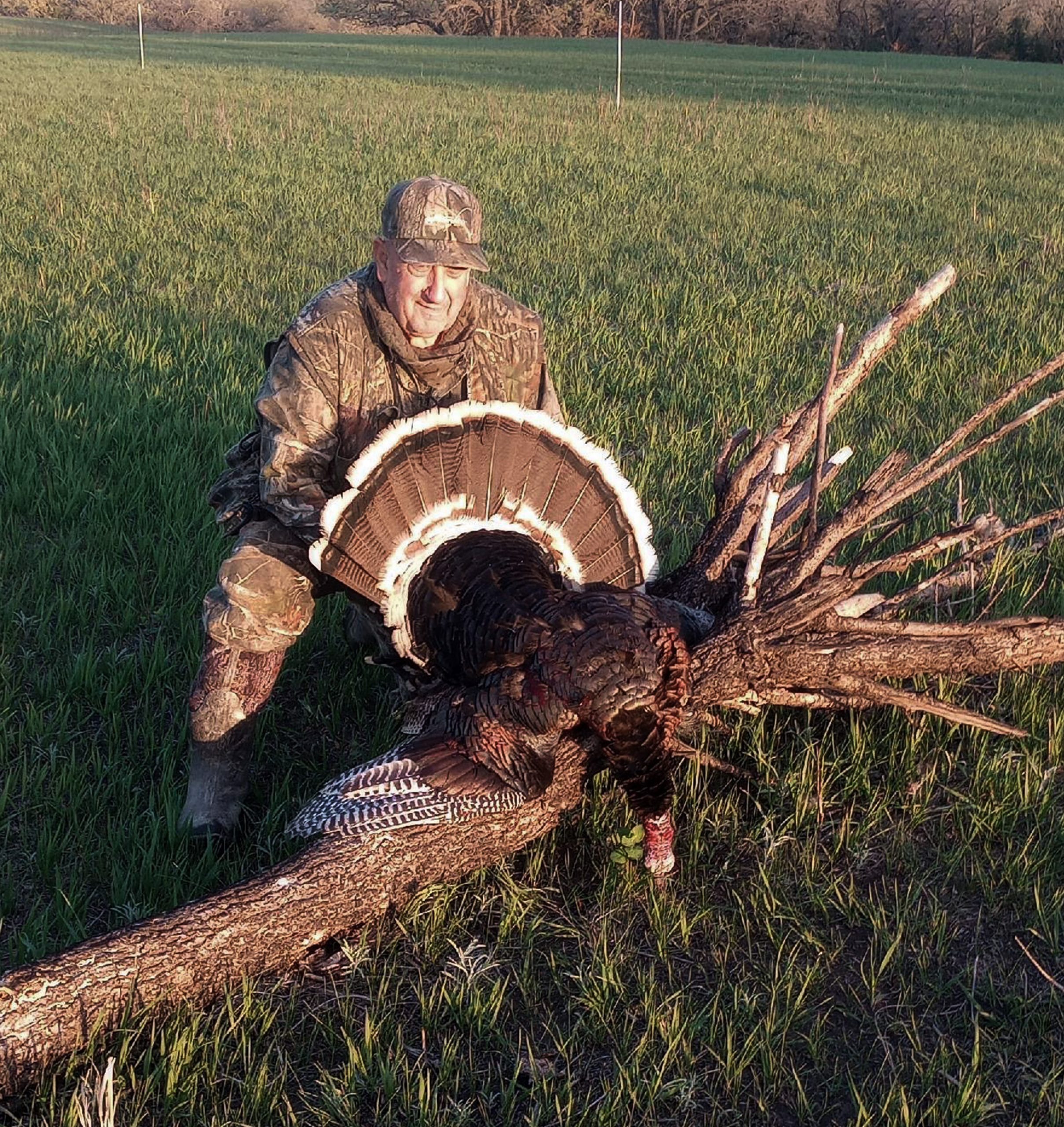 Denny Horn with his harvested gobbler